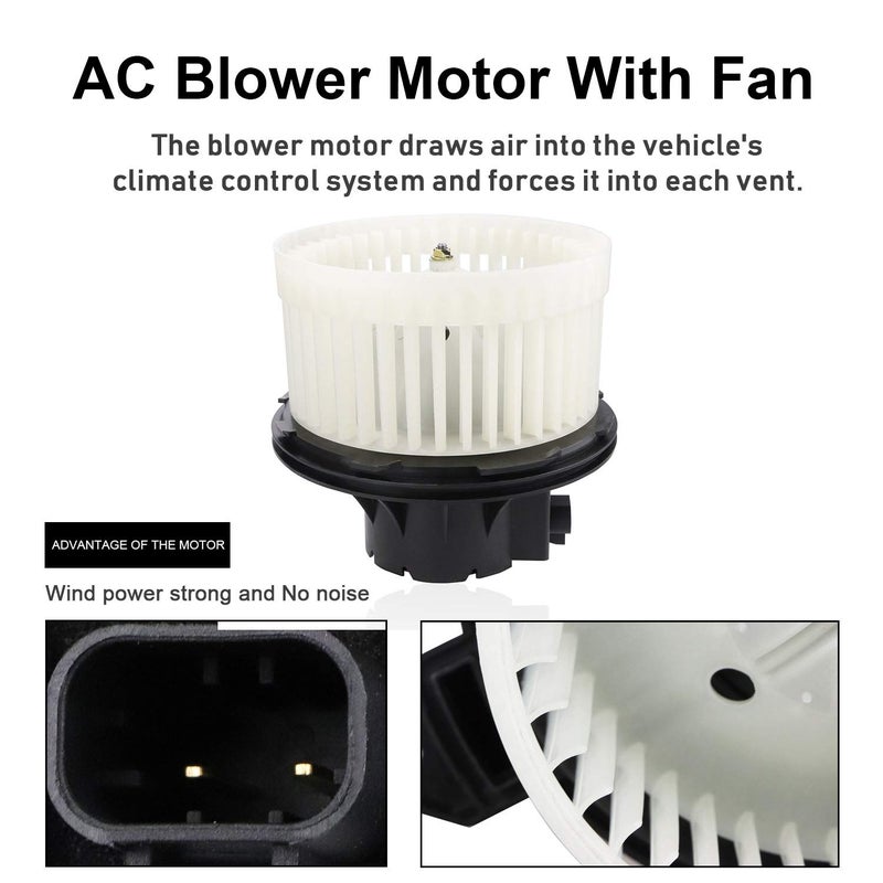 PetMigo 700089 Front HVAC Heater Blower Motor FanFit for Cadillac Escalade 2002-2006, Fit for Chevrolet Silverado 1999-2002, Fit for GMC Sierra 1999-2002, Yukon 2000-2006, Air Automotive Replacement - Image 4